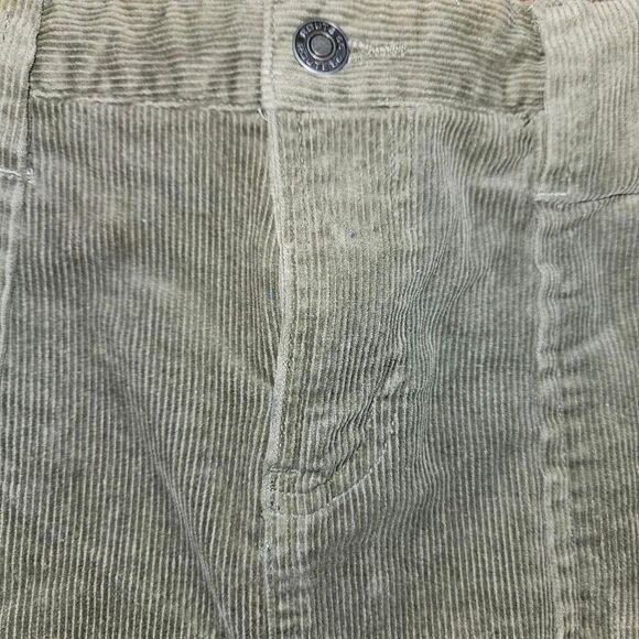 Route 66 Vintage Y2K Dusty Sage Green Soft Corduroy Mini Skirt 4 Fall Autumn - Picture 4 of 7